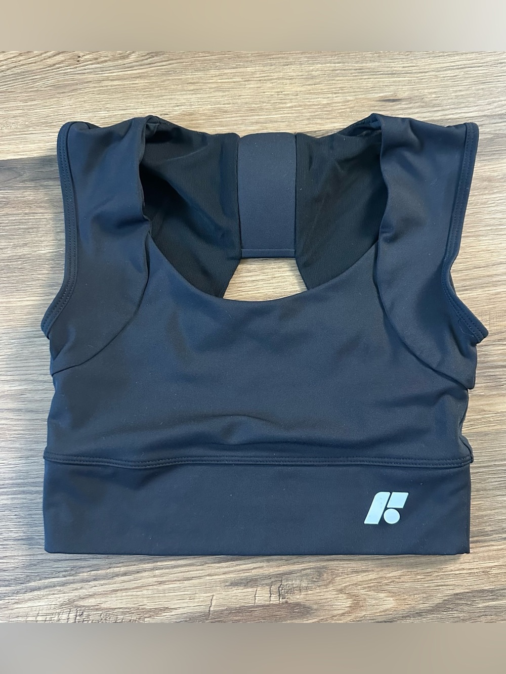 Forme Power Bra Obsidian Black Posture Correcting Sports Bra Small Back Support